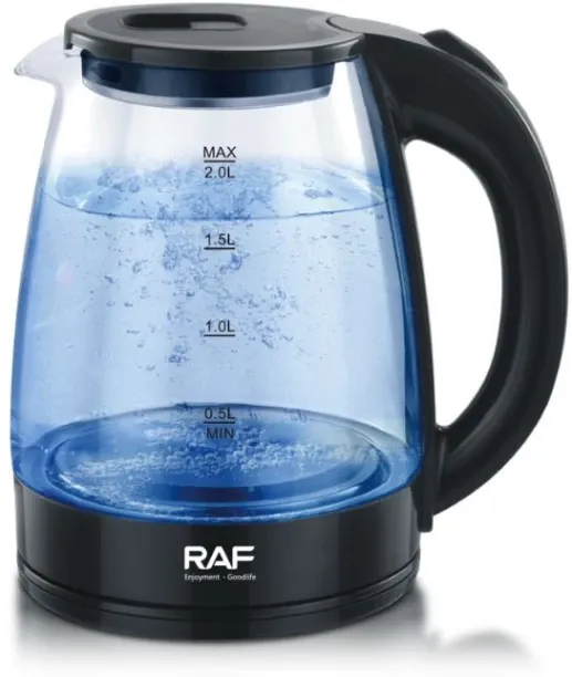 RAF Electric Clear Glass Kettle Electric Kettle
