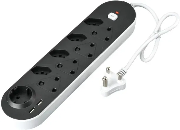 EverythingMART 9-Way Multi Electric Pug with 2 USB Charging Ports and Switch Power Plug