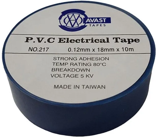 AVAST PVC Electrical Tape ,  10 m x 1.8 cm