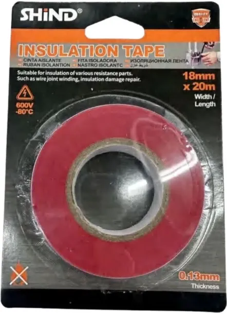 Shind PVC Electrical Tape ,  20 m x 0.18 cm