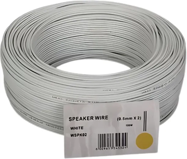 AZ Décor XLPE 0.5 sq mm White 100 m Wire