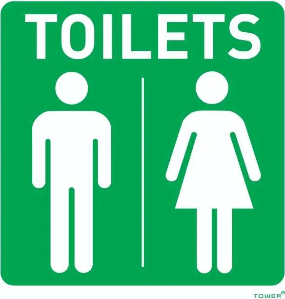 Tower Toilets Emergency Sign