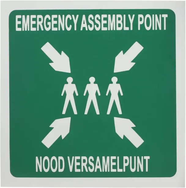 Swift Chromadek Assembly Point Emergency Sign