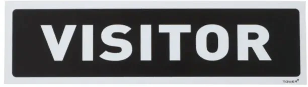 Swift Visitor Emergency Sign