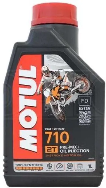 Motul 2-Stroke Motor Oil - 710 PreMix Engine Oil Additive