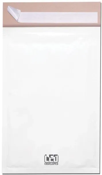 LEO #00 White Bubble Mailer Envelopes