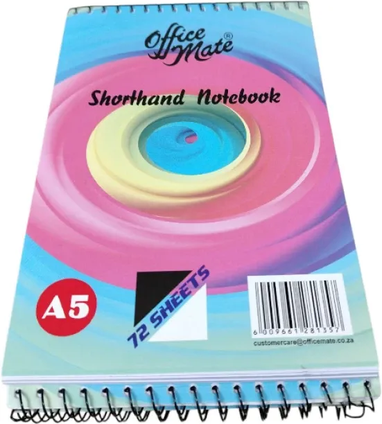 Office Mate SgorthandNoteBookA5 Examination Pad