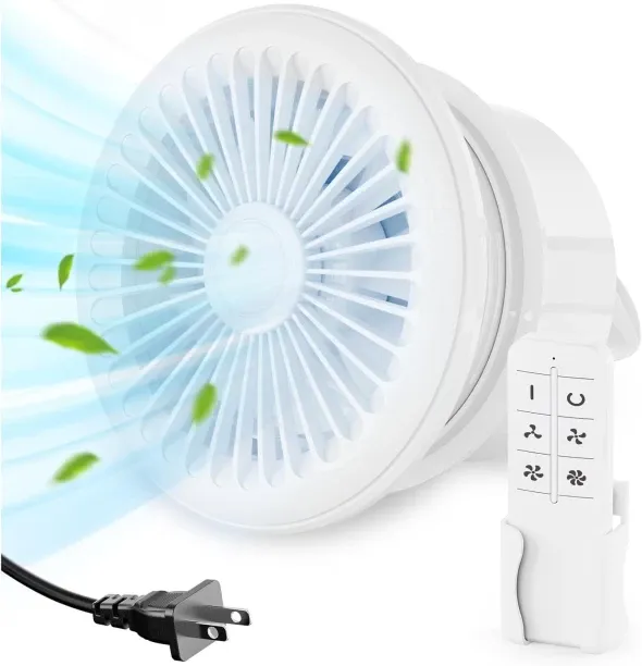 Zuosheng 6 Inch Bathroom Exhaust Fan One-Way Ventilation Fan with Backdraft Damper & Remote Control…
