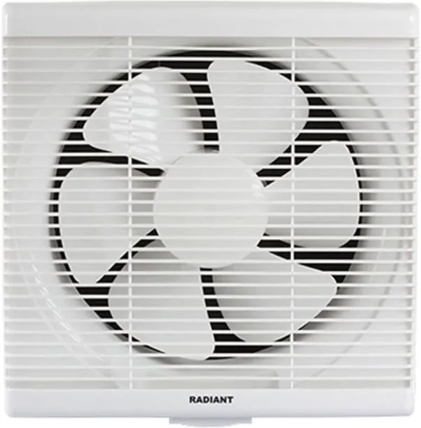 Radiant Extractor Square Wall/Louvre Fan White 300 mm Exhaust Fan