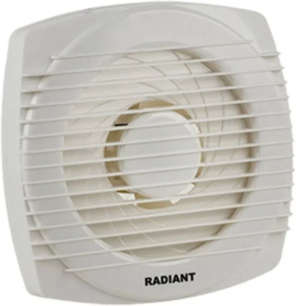Radiant Extractor Square Window Fan 185 mm Exhaust Fan