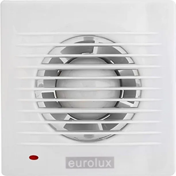 Eurolux Extractor Square Wall Fan White 125 mm Exhaust Fan