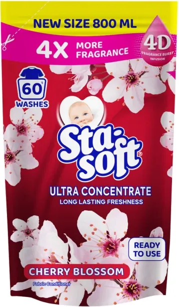 Sta-Soft Ultra Cherry Blossom Fabric Softener