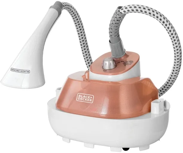 Black & Decker 1785W 2 Liter 3 Stage Garment with Double Pole | GSTM2050-B5 Upright Fabric Steamer