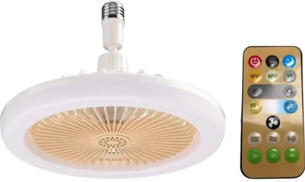 Woodly Multi-Functional LED Fan Light With Remote A+++ 25 cm Ceiling Fan