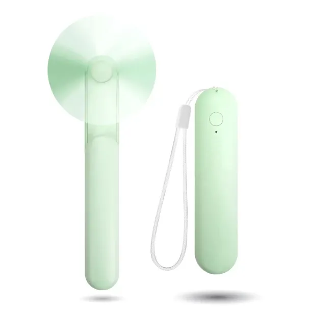 Huanix Portable fan Mini Fan,Portable Small Pocket Fan,Rechargeable,green Portable fan437 USB Fan