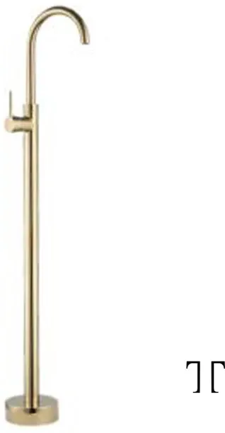 Trendy Taps Brushed Gold Floor Mounted Tap Mixer Faucet