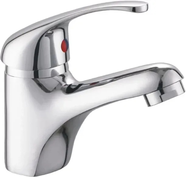 AiYi Chrome Basin Mixer Tap with 18" Hoses – Model AY406-002 Basin Mixer Faucet