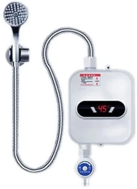 PrimePickSA Compact Instant Electric Water Heater – Digital Display Thermostatic Faucet & Shower Un…