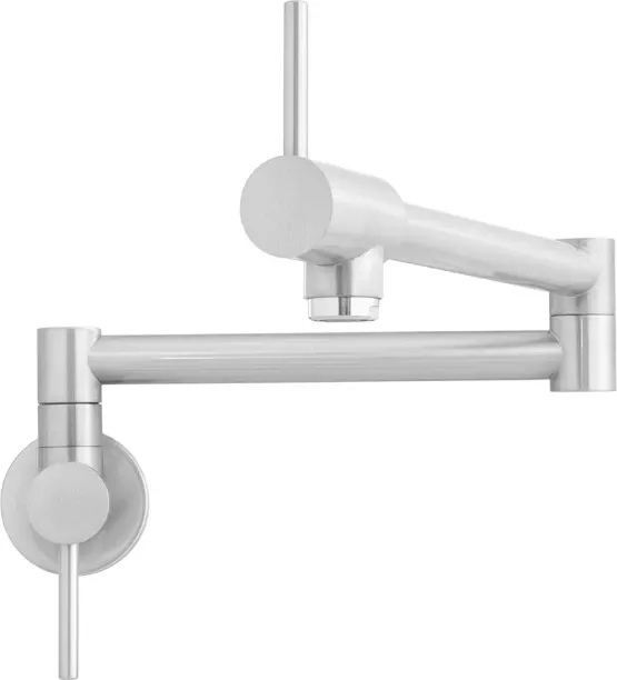 Trendy Taps Brushed Nickle Potfiller Wall Mounted Basin Mixer Faucet