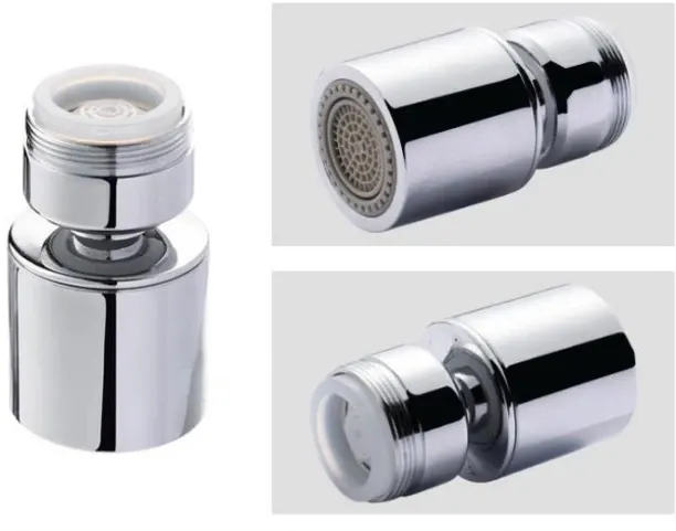 KJ (M24 20 Silver)New Black Water Saving Aerator Copper Bathroom Faucet Bubbler Spout Net Bubbler S…