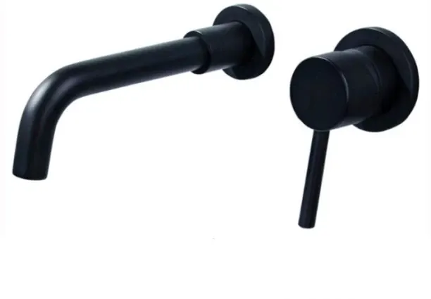 Trendy Taps Blackened Brass Wall Mounted Tap Mixer Faucet