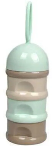 baby bottle 3 Layer Stacked Formula Milk Container  - Silicone BPA Free