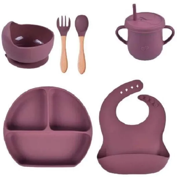 Baby Feeding Set BPA Free Silicone  - Silicone BPA Free