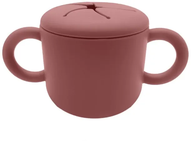 RUIQI Food Grade Infant Treat Storage Mug Flexible Split Opening Kids Travel Feeding Vessel  - Sili…