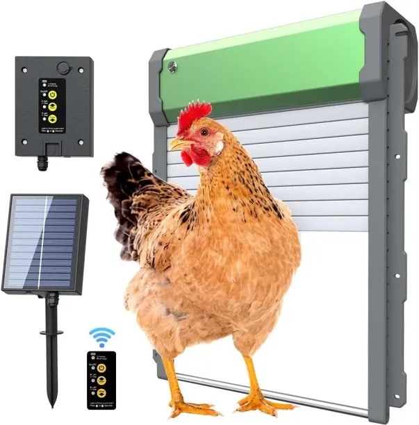 Bloo Automatic chicken house door, solar chicken house door Plastic Fence Post