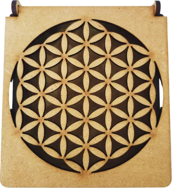 One Stop Gift Shop Flower of Life Keepsake Box Wooden Gift Box