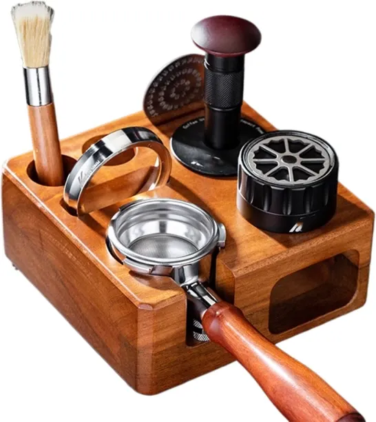 Flycross Walnut wood coffee powder set Wooden Gift Box