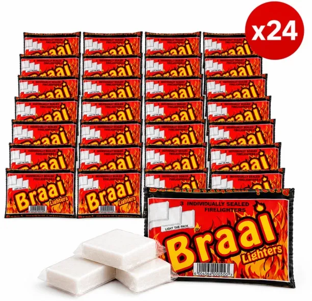 Braai Lighters Firelighters Bulk Pack Chemical Firelighter