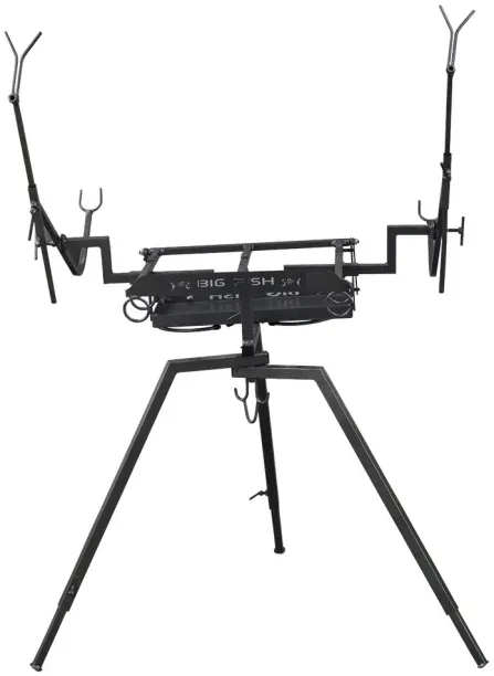 Fishing box Stand multi box tripod stand Grey Fishing Rod
