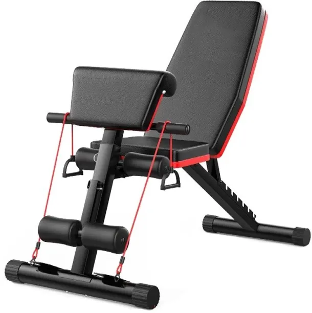 Generic Adjustable Weight Bench – Foldable Full-Body Exercise Bench Multipurpose Fitness Bench