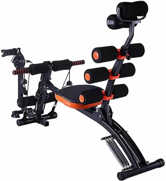 ShopMarket Multifunctional Abdominal Core Training Bench – Adjustable Resistance, Full Body Workout…