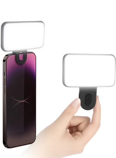 generic Clip On Mini Pocket Selfie Camera Light, USB Charged Flash