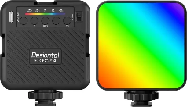 Fariedl RGB Video Lights, LED Camera Light Full Color Portable Photography Lighting with 3 Cold Sho…
