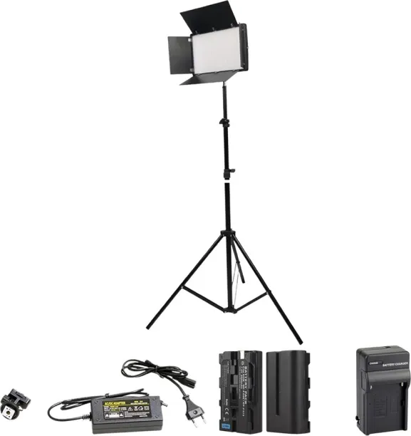 MHC Rechargeable Video Led Light Kit – Pro LED 800 Photography (3200 - 5600K) Flash