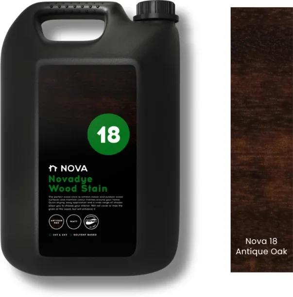 Nova 18 Novadye Antique Oak Solvent Floor Coating Paint