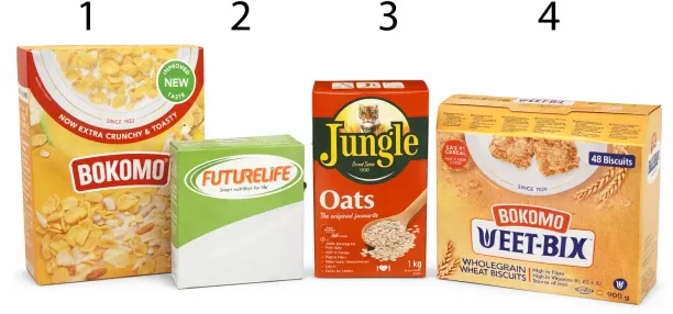 MEE00039 4x Breakfast cereals combo Edible Combo