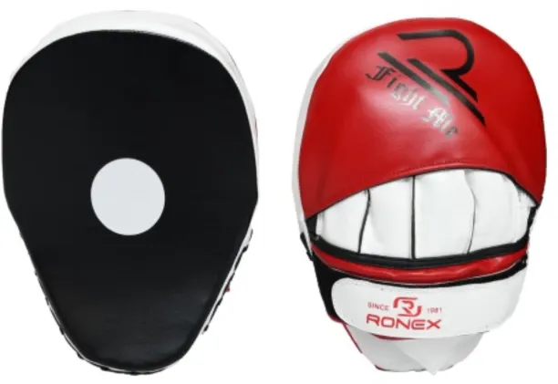 RONEX Boxing Focus Mitts Punching Pads Pair Curved Focus Pad