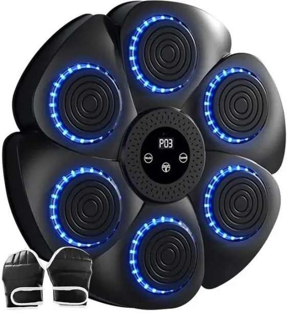 Non Branded Smart Music Boxing Machine Wall Mounted with MMA Gloves-T1-96 4 Chain Hooks Punching Ba…