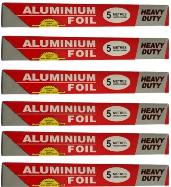 Aluminum foil 5 units of 5m Aluminium Foil