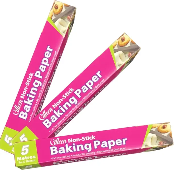 cillen 5M X 300mm 3 Pack Baking Paper Paper Foil