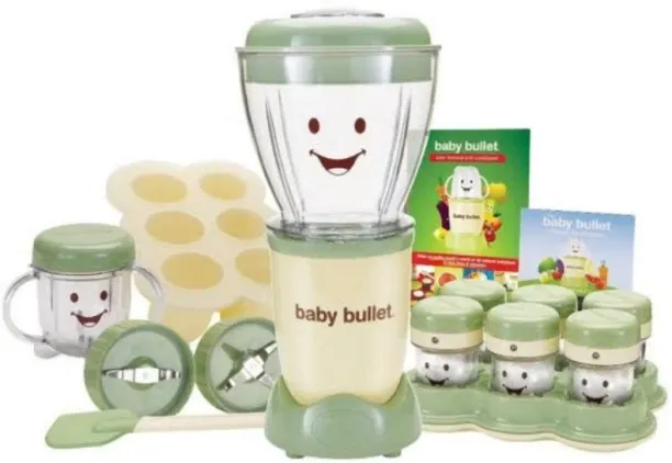 generic Baby Bullet - Nutrition & Food blender(20 Piece Set) 220 W Food Processor