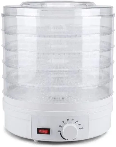 Top sale trader 5 Tray Automatic Food Dehydrator - White 800 W Food Processor