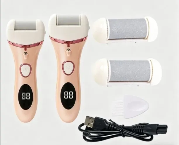 Wagu drum Electric Foot Grinder, Portable Foot Exfoliating 1200mAh Rechargeable Dry and Wet Foot Fi…