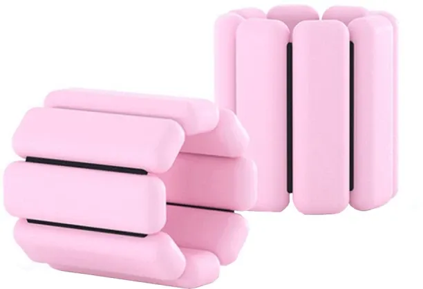 ALANES Wrist Weights Strength Training Wrist Silicone Bracelet-Pink pink Wrist Weight