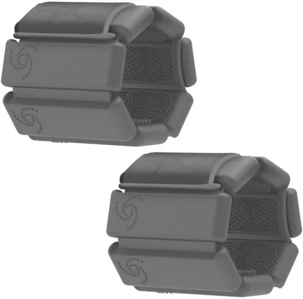 HOME GYM Adjustable Silicone Fitness Wrist Ankle Weights Hand Weights and Leg Weights - GREY Wrist …