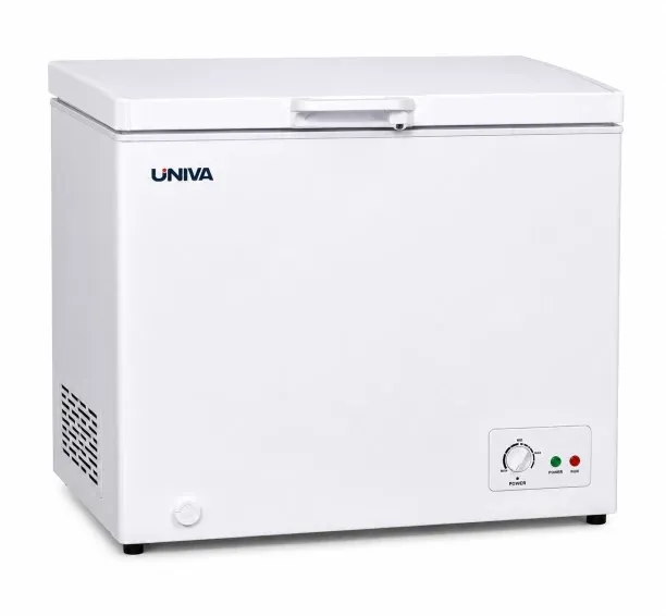 Univa Slim chest freezer 195L White 195 L Single Door Chest Freezer